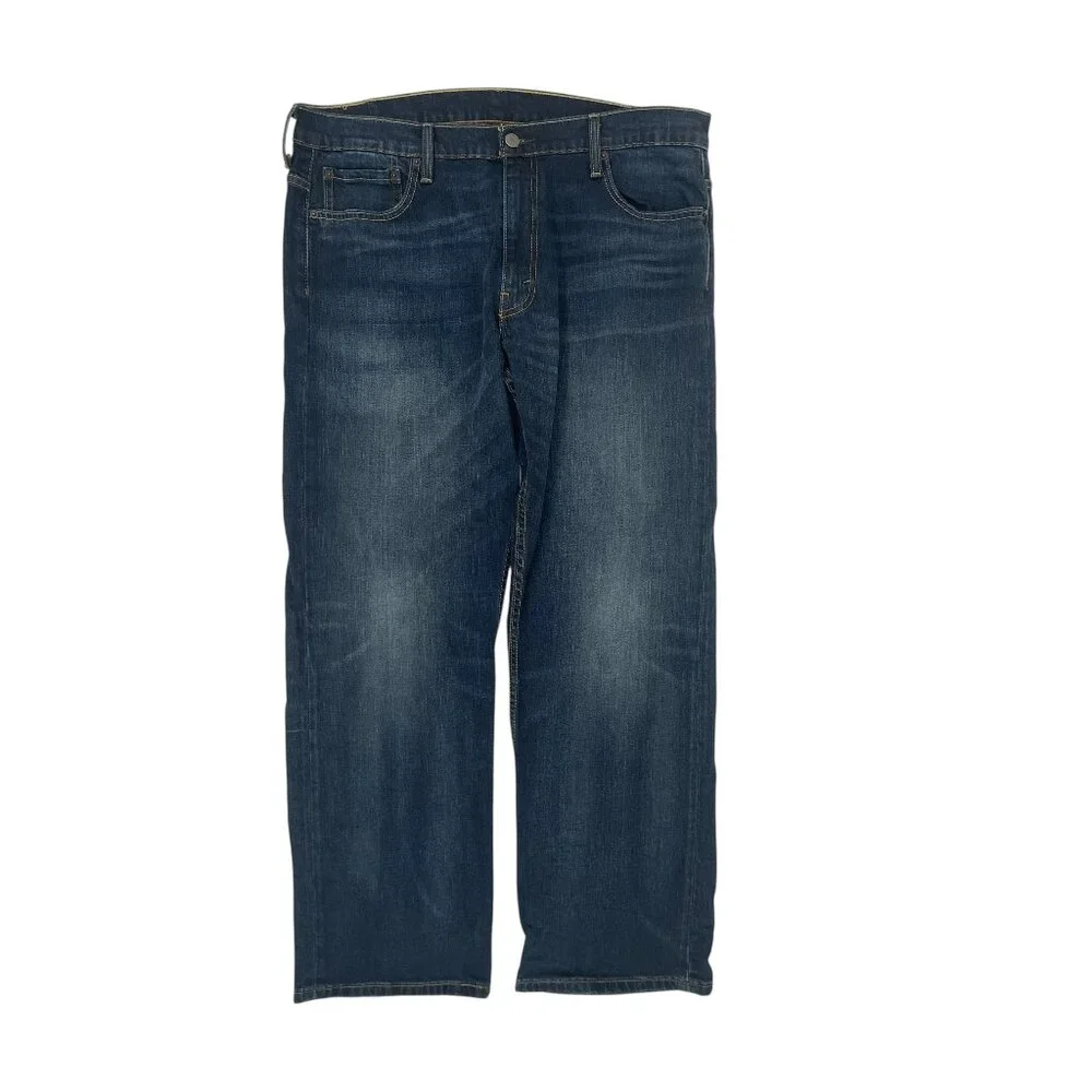 Levi’s 569 Men’s Loose Straight Fit Denim Jeans Size 36x32 Altered Hem to 30”